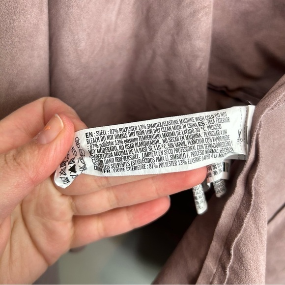 Blush waterfall suede blazer‎ size small - Picture 4 of 5